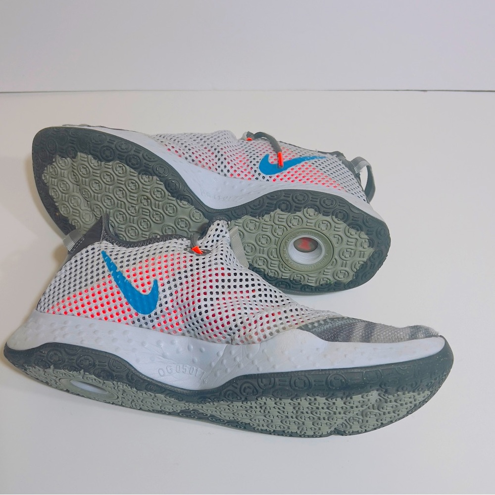 Nike PG 4 Paul George Basketball Plaid Size 12 Men Shoes - Picture 10 of 11